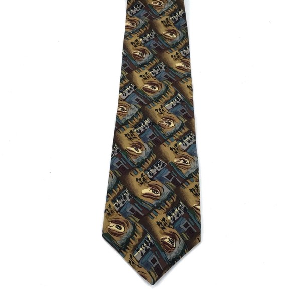 Jerry J Garcia Grateful Dead Tennis Shoe Escape Silk Tie 🎾 👟 Collection #10 - Picture 3 of 8